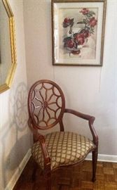 print, occasional chair