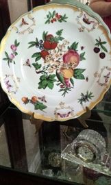 decorator plate, crystal clock