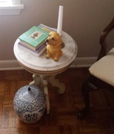 ginger jar, occasional table