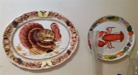 turkey platter, lobster platter