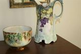 Hand Painted Porcelain pieces. Many to choose from.