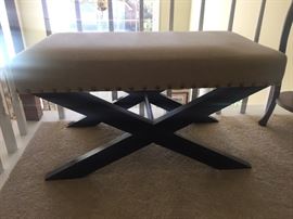 Beautiful modern upholstered bench
