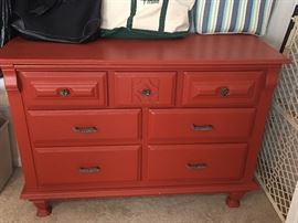 This dresser is awesome. Painted and slightly distressed