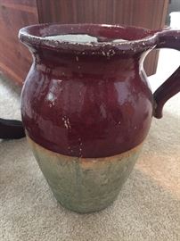 Beautiful earthenware jug