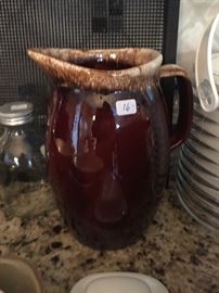 Earthenware pitcher