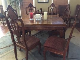 Dining room table with original chairs