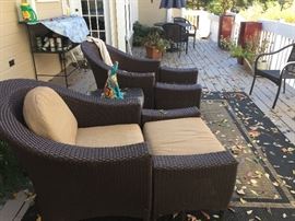 Another view of patio furniture