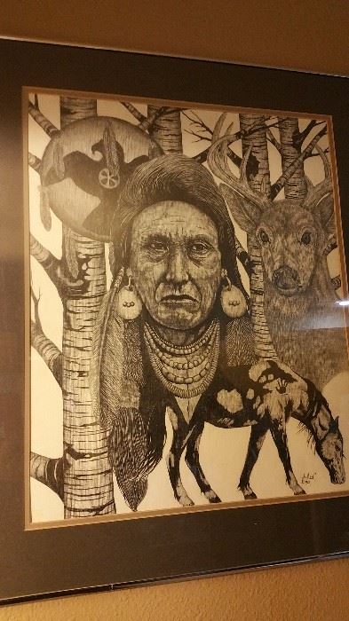 original Alaskan artwork - signed and dated