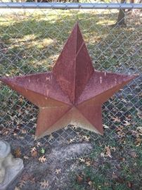 Large rusty star