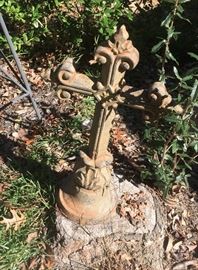 Decorative cross for yard