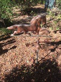 Metal (copper?) wind vane