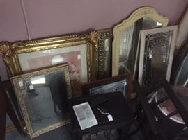 Various mirrors & wall decor