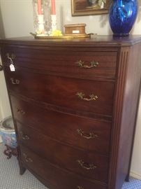 Five drawer chest of drawers