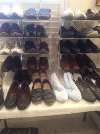Some of the many shoes