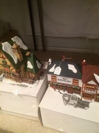 Snow Village houses/buildings