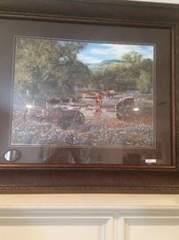 Texas blue bonnet scene by Roberta Wesley