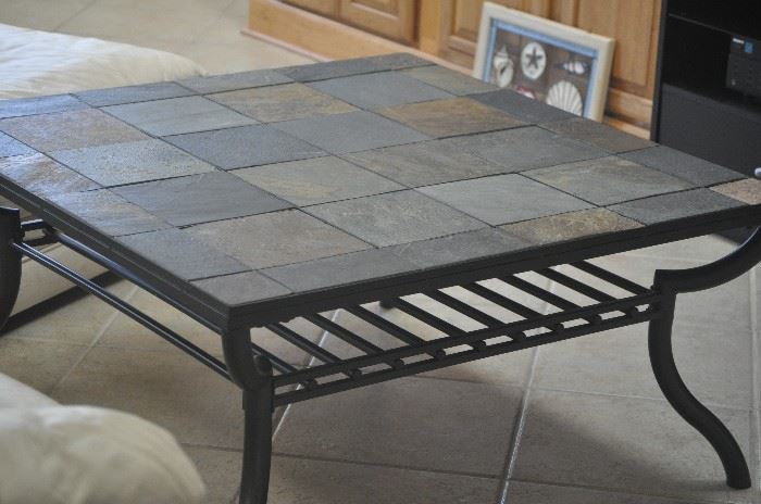Tile Top Coffee Table - has matching end and sofa tables