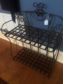 Two tiered utility shelf