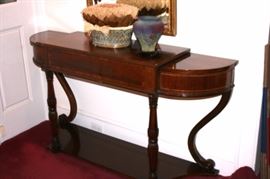 Wood Console Table