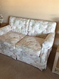 Upholstered loveseat