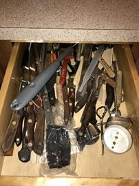 KNIFES AND KITCHEN UTENSILS