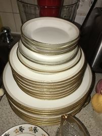 LIMOGES FINE CHINA PLATES AND BOWLS