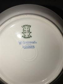 LIMOGES FINE CHINA PLATES AND BOWLS
