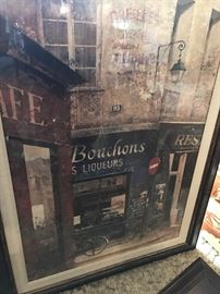 FRENCH STREETS FRAMED ART