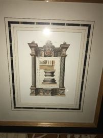 VINTAGE ART DECO FRAMED ART