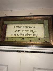 WALL DECOR'-SIGN