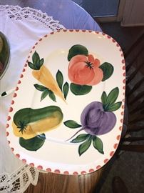 DECORATIVE HAND PAINTED PLATTER -ITALY