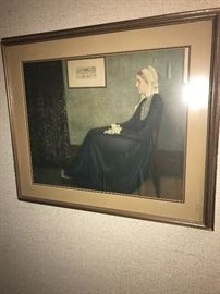 WHISTLER'S MOTHER PRINT