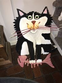 METAL PAINTED CAT