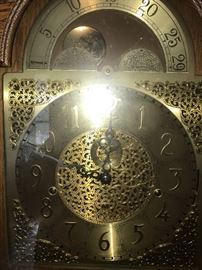 HOWARD MILLER GRANDFATHER CLOCK! WORKS GREAT!!!