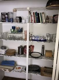 COOKBOOKS, GLASSWARE