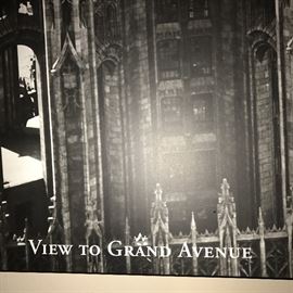 HUGE PICTURE OF CHICAGO VIEW TO GRAND AVENUE 1930S