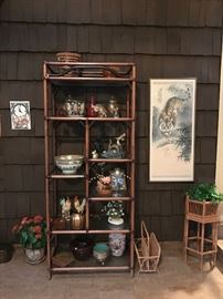 rattan shelf