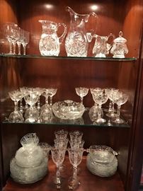 Set of Fostoria Navarre crystal