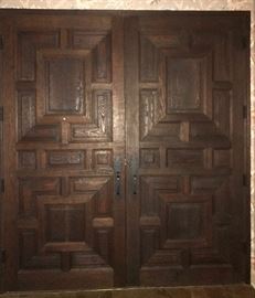 beautiful set of doors, each 42" x 8' tall
