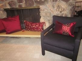 Matching Set black occasional chairs 