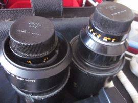 extra Canon lenses, fit the Bell and Howell 
