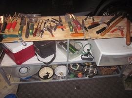 Tools and garage supplies 
