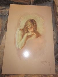 Royo Serigraph, Signed and numbered 