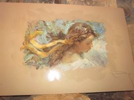 Royo Serigraph, Signed and Numbered 