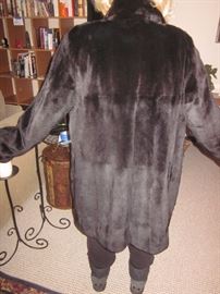 Sheared Mink Jacket, Size Large 