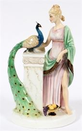 Lot#18, ROYAL DOULTON FIGURINE, LES FEMMES FATALES, HELEN OF TROY, H 9 1/2"By Peggy Davies with original box HN 2387. Numbered 182/750.