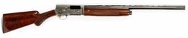 Lot#333, BROWNING , GOLDEN COVEY SERIES, #42/100, SEMI-AUTOMATIC, 12 GAUGE SHOTGUN, #QU121 93042, LATE 20TH C. L 26" BBL. 'Quail Unlimited Golden Covey Series, #42/100, having a blued 26", modified fixed choke barrel, engraved stainless steel receiver with gold quail and dog inlays. Gold trigger, walnut checkered stock and forearm. Browning stag logo on underside of trigger guard. Includes a soft case.