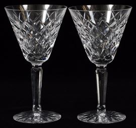 Lot#1282, WATERFORD 'TYRONE' CRYSTAL STEMWARE, 14 PIECES, H 7"Including 14 water goblets, H.7".