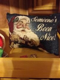 Santa  pillow 