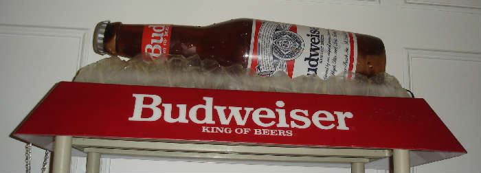 Budweiser on Ice pool table light